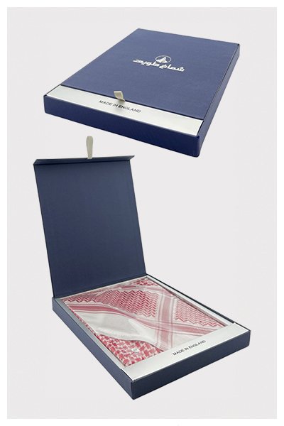 Boxes for ghutras, shemaghs and thobes