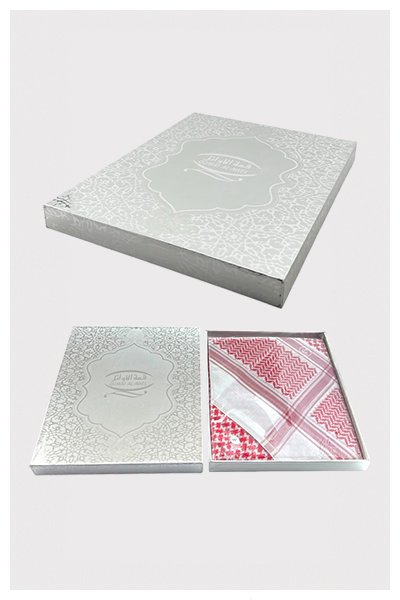 Boxes for ghutras, shemaghs and thobes