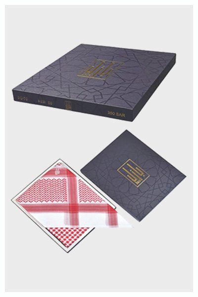 Boxes for ghutras, shemaghs and thobes