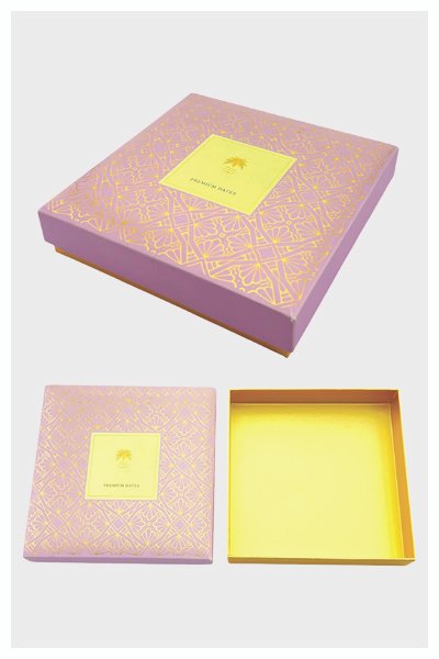 boxes for sweets, chocolates, and dates